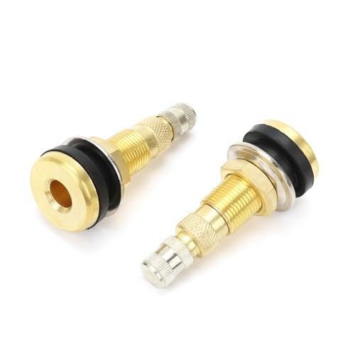 YIENAKFUN TR618A HeavyDuty ClampIn Tubeless Air Liquid Tractor Valve Stems 2Pack for Tubeless Tires Industrial Agricultural Wheels Tractors Graders - Image 1