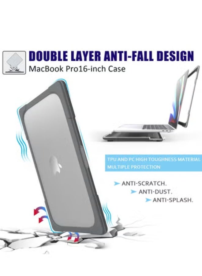 جولف لينك غطاء حماية صلب مزود بحامل ووظيفة مقاومة للصدمات لجهاز MacBook Pro (A2141) مقاس 16 بوصة - Image 2