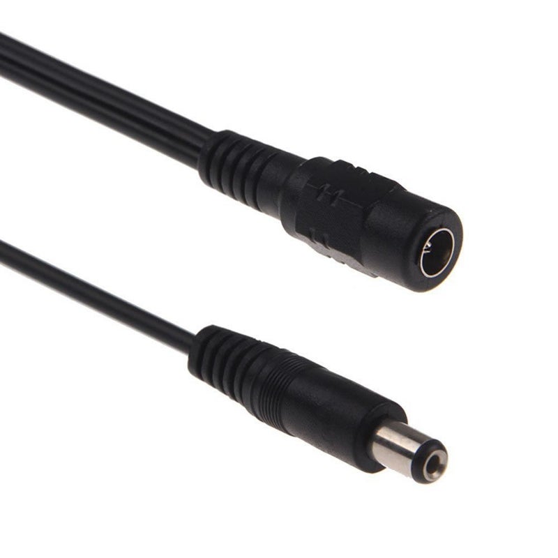 BronaGrand 2pcs DC Power 1 Female to 2 Male 5.1mm X 2.1mm DC Power Adapter Splitter Cable for CCTV Security Cameras LED Strip Light - Image 2