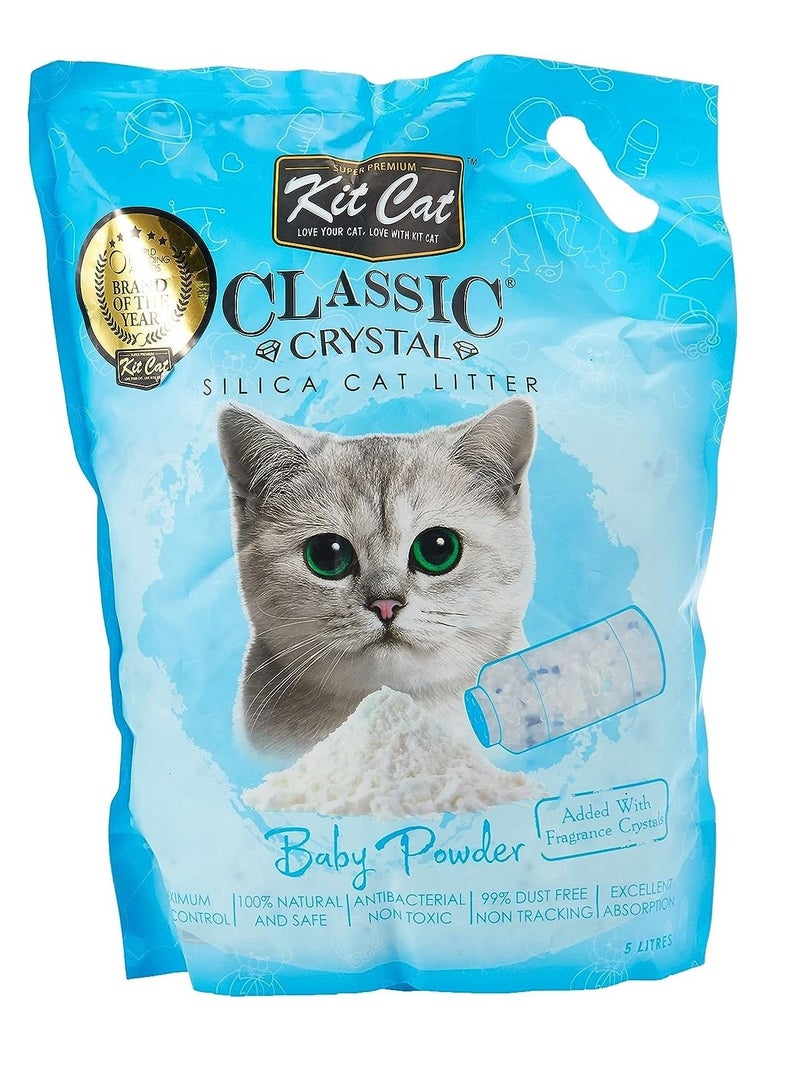 كيت كات رمل قطط كريستالي كلاسيك للأطفال، 5 لتر - Image 1