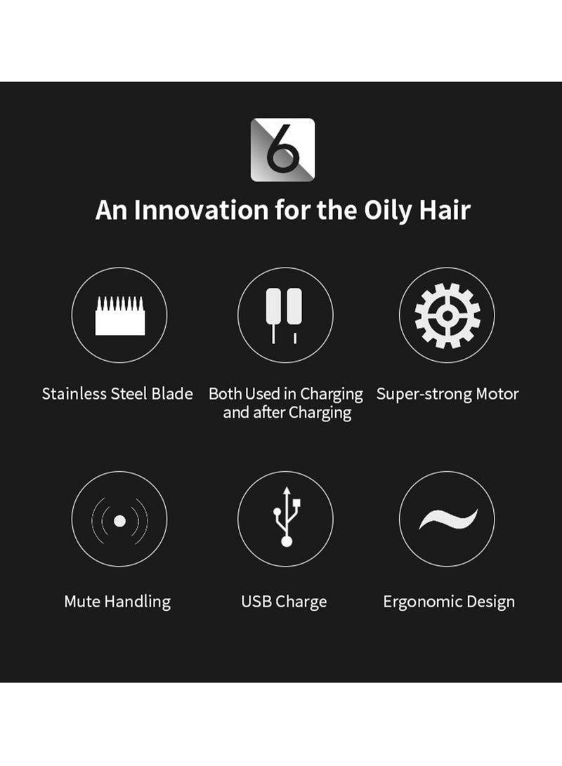 ماكينة قص شعر احترافية جديدة لعام 2024، ماكينة حلاقة كهربائية قابلة لإعادة الشحن عبر USB للرجال، ماكينة قص شعر احترافية لاسلكية، ماكينة قص شعر اللحية للرجال، ماكينة قص شعر خط الشعر للرجال - شحن مباشر باللون الذهبي (جسم معدني) - Image 2