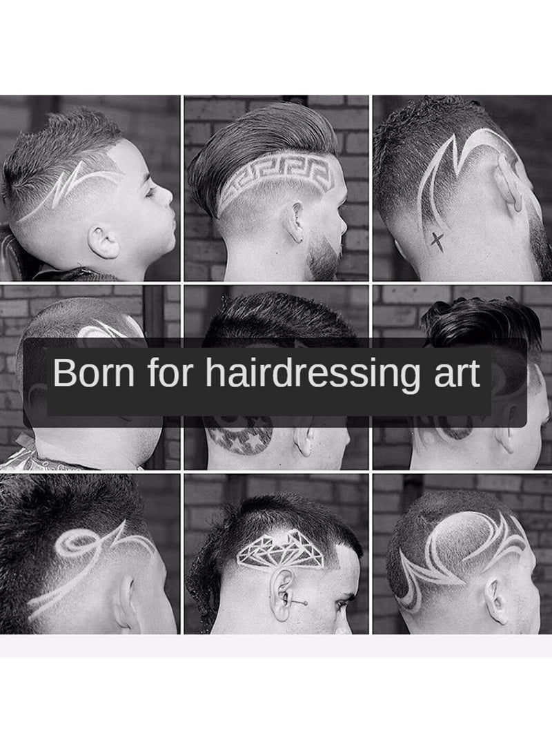 ماكينة قص شعر احترافية جديدة لعام 2024، ماكينة حلاقة كهربائية قابلة لإعادة الشحن عبر USB للرجال، ماكينة قص شعر احترافية لاسلكية، ماكينة قص شعر اللحية للرجال، ماكينة قص شعر خط الشعر للرجال - شحن مباشر باللون الذهبي (جسم معدني) - Image 3