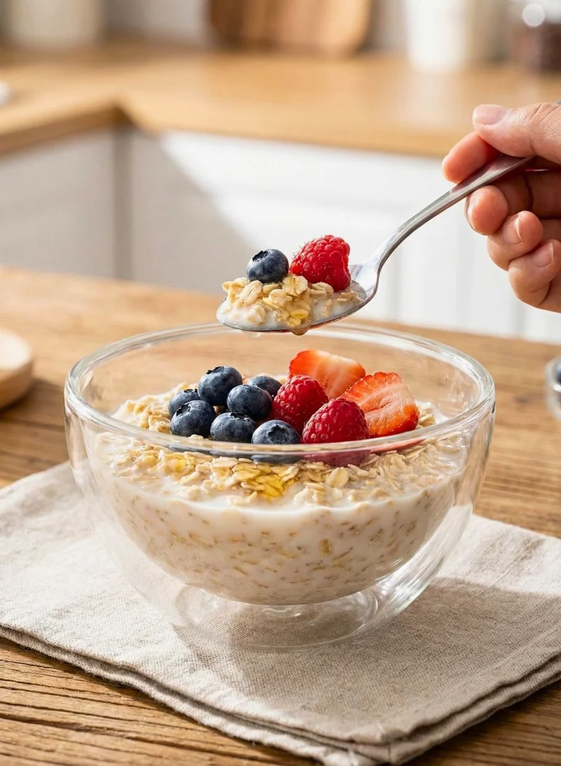 1 تشيس وعاء زجاجي مزدوج الجدار من البورسليكات - ١٤٠٠ مل | وعاء مقاوم للحرارة ومعزول للسلطة والكاري والحساء والمعكرونة وغيرها - قطعة واحدة