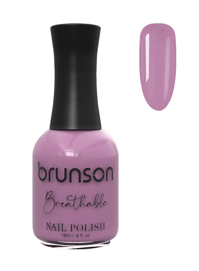 brunson Breathable Nail Polish Halal nail polish Wudu friendly Quick-Dry Vegan long lasting but easy peel off   18ml BH131