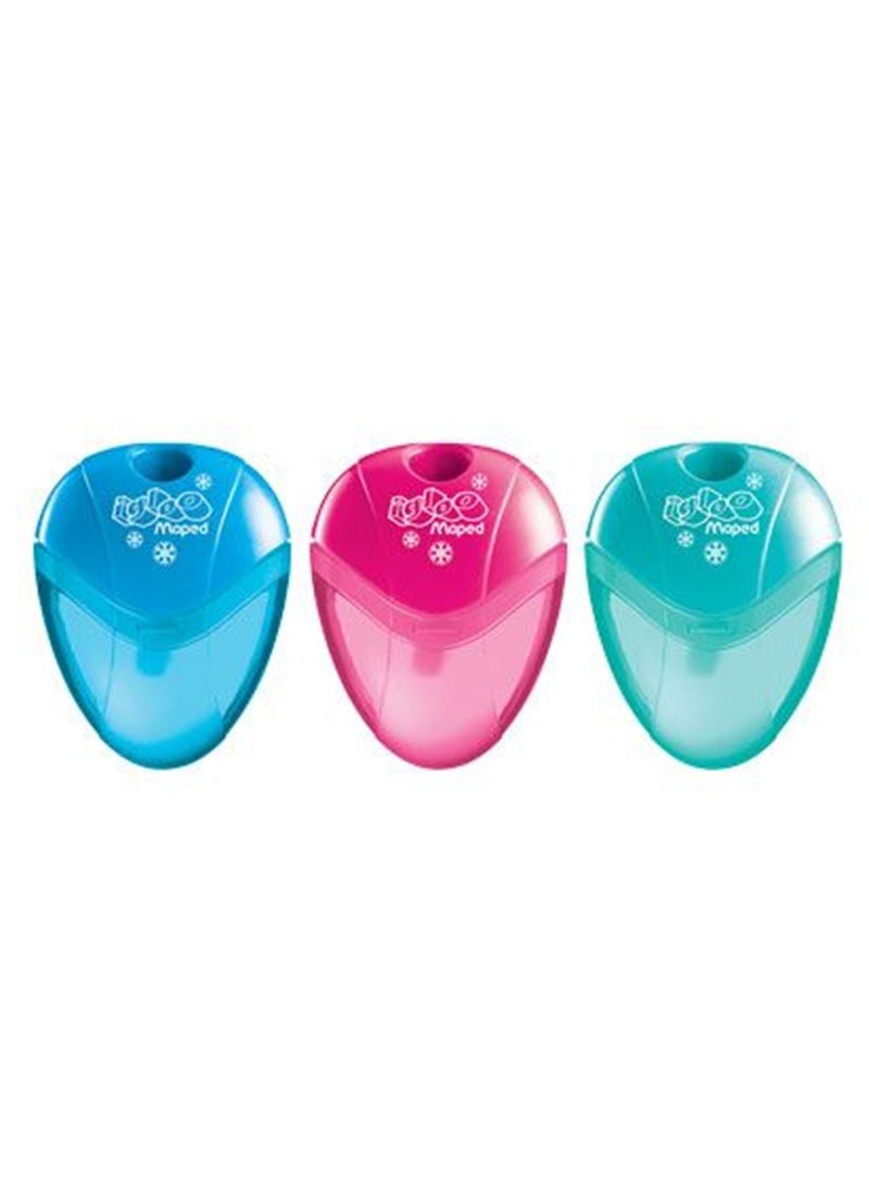 Maped 3-Piece Igloo One Hole Sharpener Multicolour  - Image 1