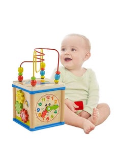 Wooden Activity Cube