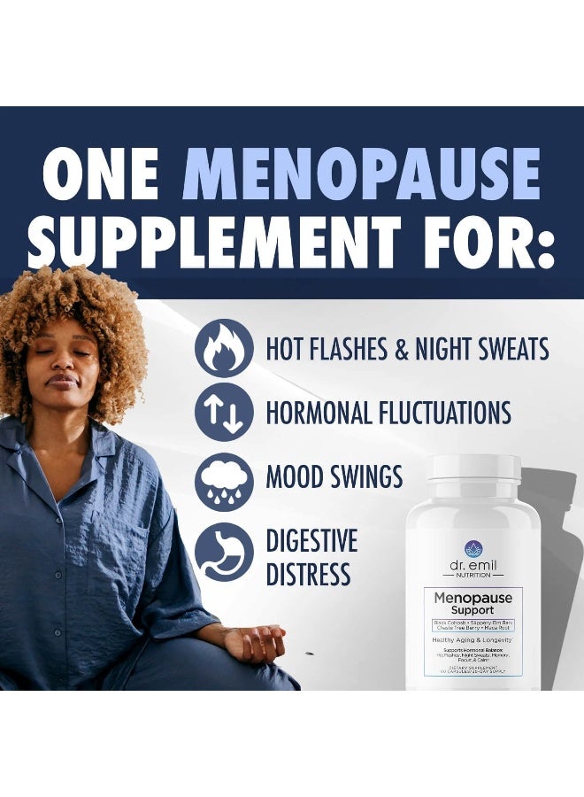 DR EMIL NUTRITION Menopause Support Capsules for Women - 30 Day Supply - Image 5
