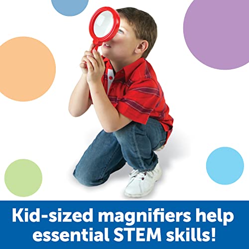 Learning Resources Jumbo Magnifiers 6 Pieces Ages 3 Toddler Learning Toys Exploration Toys for Kids Magnifiers for Kids - Image 5