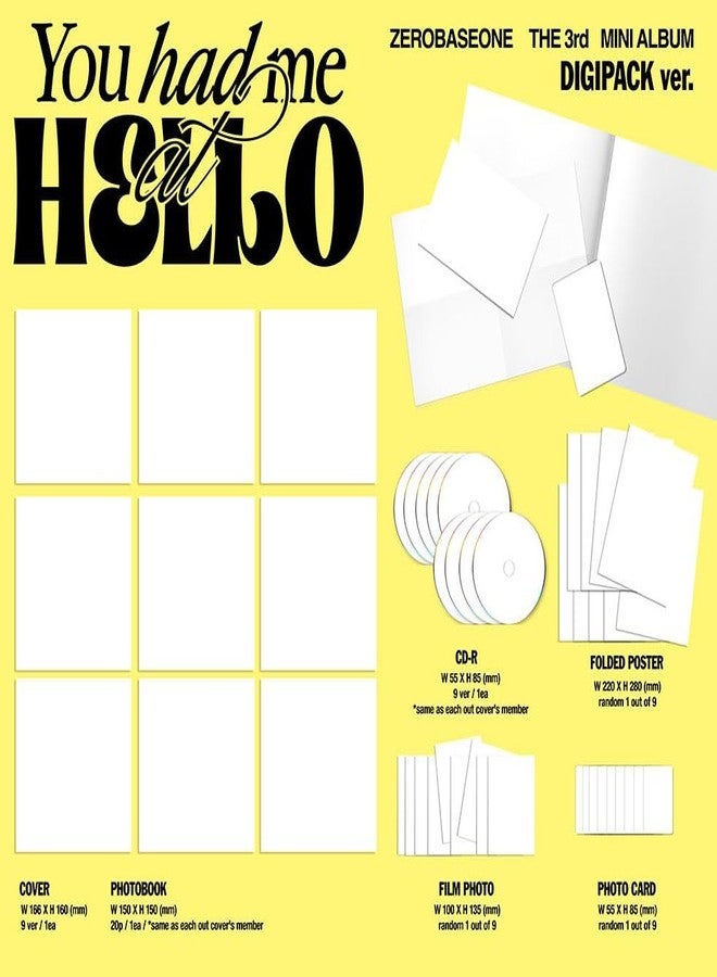 دريموس زيروبايز ون، لقد أسرتني من أول نظرة، ألبوم مصغر ثالث، مجموعة ديجيباك 9 إصدارات (عبر دي إتش إل إكسبريس)، غير محدد - Image 2