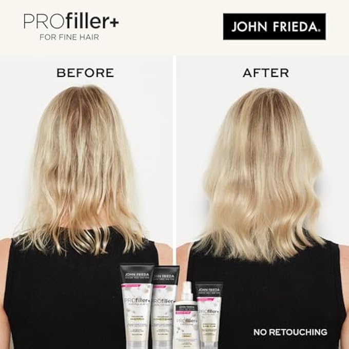 John Frieda PROFILLER+ THICKENING SHAMPOO FOR THIN, FINE HAIR, 250ML - Image 3