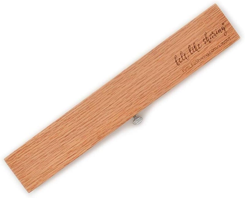 Felt Like Sharing Oak Wood Stand for Felt Letter Boards, 10 Inch Length. Adjustable Thumb Screw for Snug Fit with Most Changeable Letter Boards. - Image 3