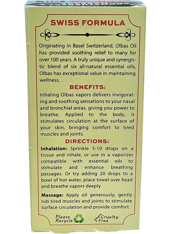 Olbas Oil Aromatherapy Inhalant and Aromatic Massage Oil, 1.65 Fl Oz - Image 3