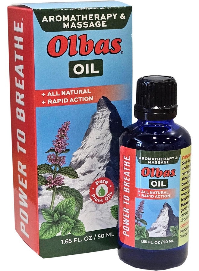 Olbas Oil Aromatherapy Inhalant and Aromatic Massage Oil, 1.65 Fl Oz - Image 1