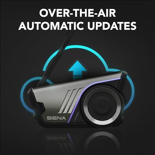 Sena 60S Motorcycle Communication Headset with Wave, Mesh, and Bluetooth Intercom, 2nd Generation Sound by Harman Kardon - Image 5