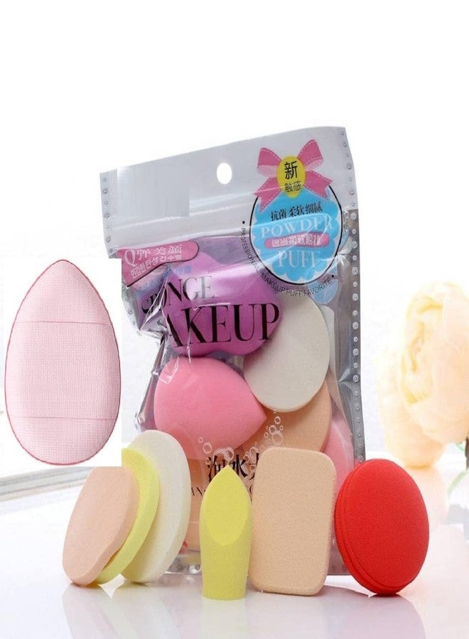 Gonegal Womens & Girls Makeup Sponge Blenders Pack(6in1) and 1 Pink Finger Sponge - Image 1