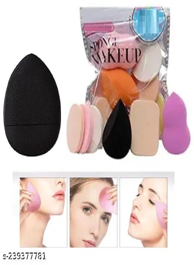 Gonegal Womens & Girls Makeup Sponge Blenders Pack(6in1) and 1 Pink Finger Sponge - Image 3