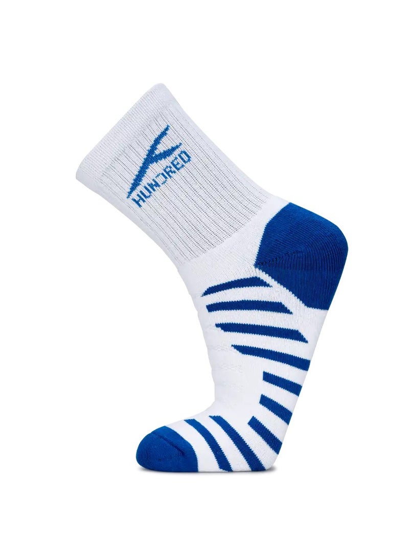 HUNDRED Men'S Sports Socks-Quarter (White) (Hbas-3M059-1) - Image 1