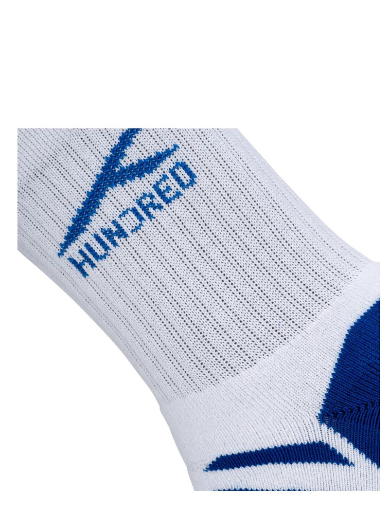 HUNDRED Men'S Sports Socks-Quarter (White) (Hbas-3M059-1) - Image 4
