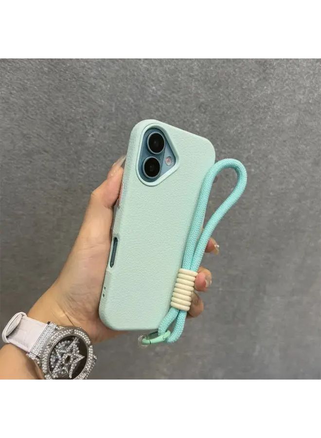 Stylish Case For Iphone 16 Pro Max High Quality Faux Leather Exterior Accurate Button Openings Shock Resistant Cover Yellow - Image 4