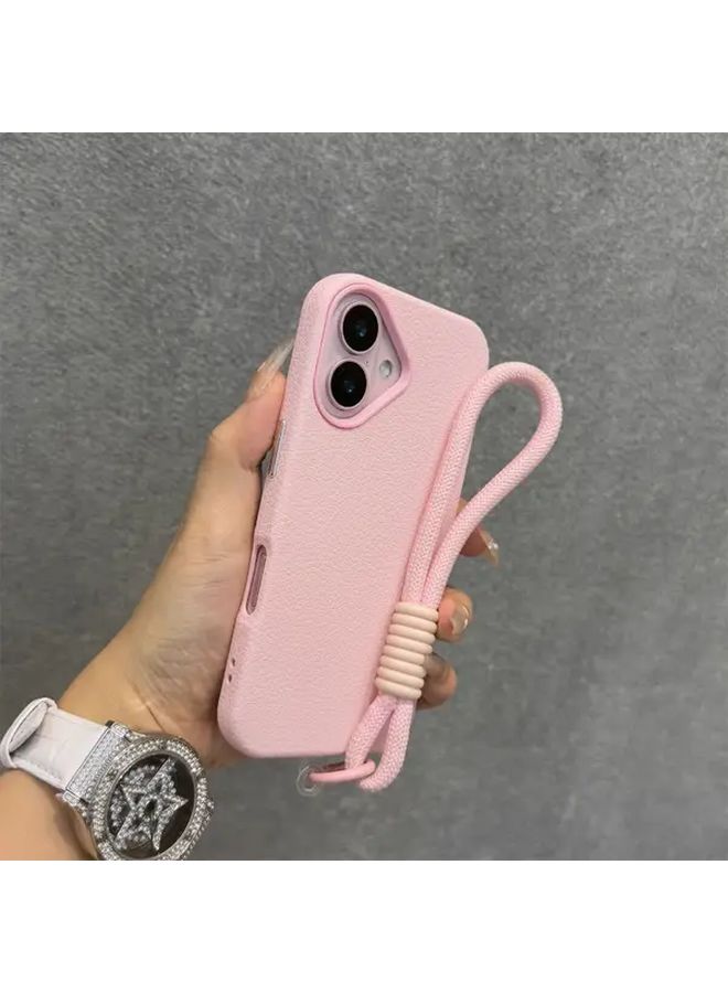 Stylish Case For Iphone 16 Pro Max High Quality Faux Leather Exterior Accurate Button Openings Shock Resistant Cover Yellow - Image 2