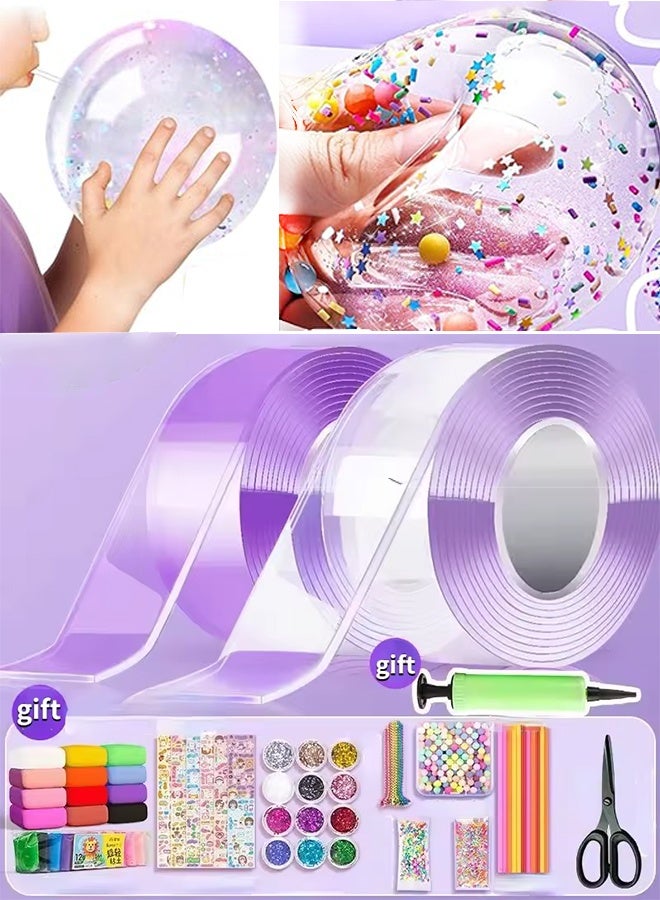 الفقاقيع شريط شريط نانو للأطفال شريط نانو شريط إسفنجي مجموعة صانع نانو شريط إسفنجي صنع - Image 1