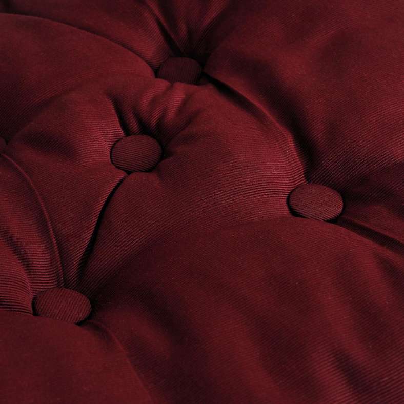 Pan Home Trevor Textured Chairpad 40x40+3cm - Burgundy - 175FBR9900864 - Image 2