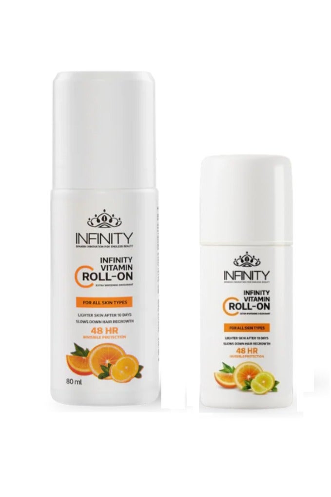 إينفينيتي إنفينيتي فيتامين سي رول أون لمدة 48 ساعة 80 مل+ 50 مل - Image 1