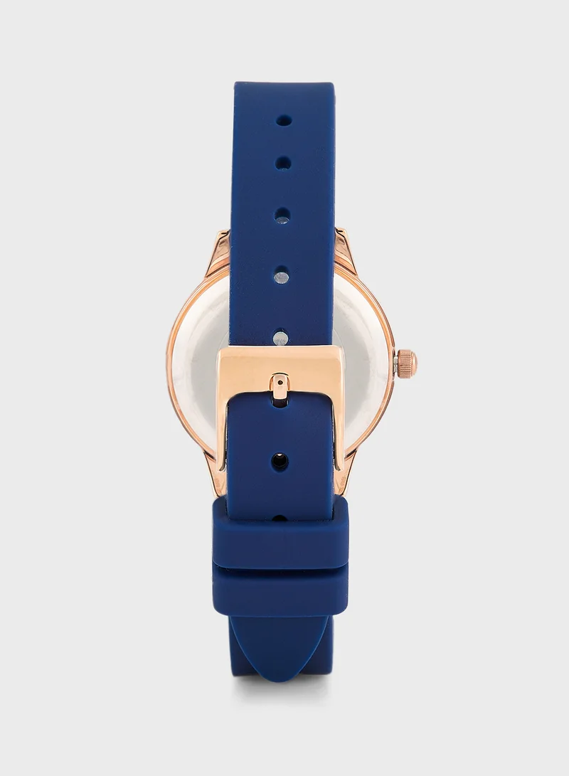 GUESS Lolita Pu Strap Analog Watch