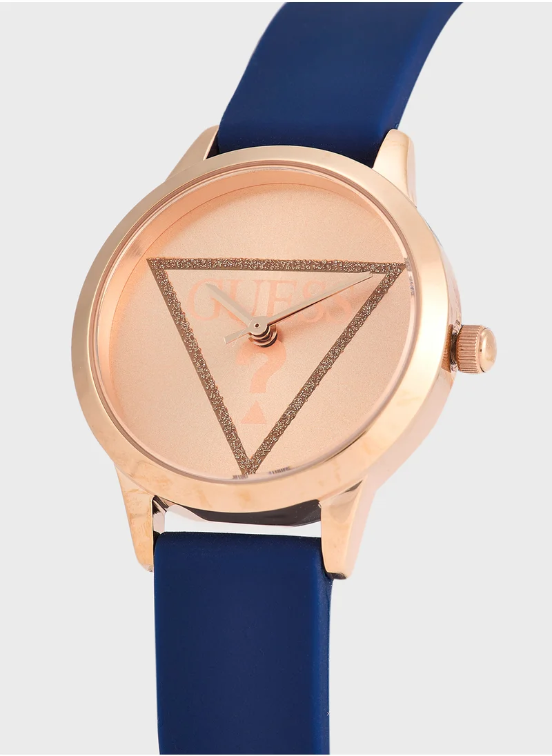 جس Lolita Pu Strap Analog Watch