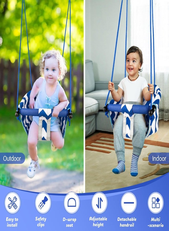 Shker Toddler Swing - Comfy Baby Swing Outdoor, 3- Point Adjustable Safety Harness, Secure, Safe Quick Click Locking System, Blister-Free Rope, Easy Installation - Image 2