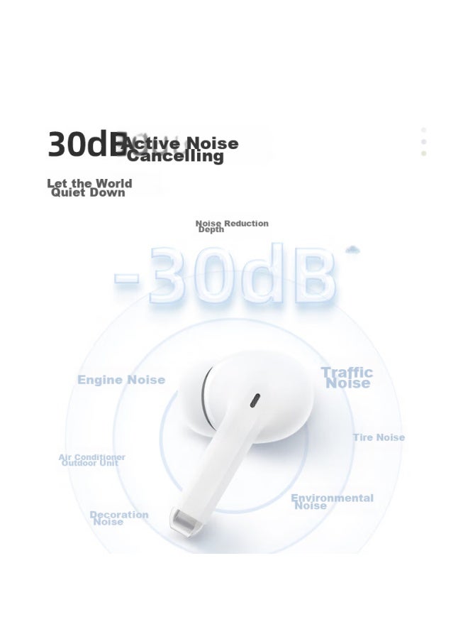 Meilan Blus L Active Noise Cancelling Bluetooth Headphones, 30db Deep Noise Reduction + Bluetooth 5.3, 50ms Low Latency, Dual Device Connection, Compatible With Meizu, Apple, Xiaomi, Huawei Phones - Image 1