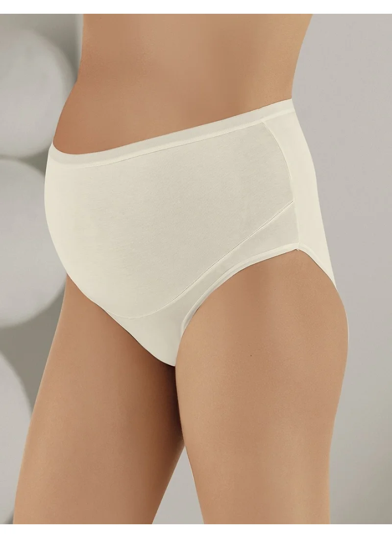 Şahinler Lycra Single Jersey Maternity Bato Panties Ecru MB142