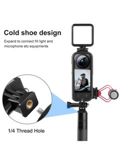 KASTWAVE Cold Shoe PC Plastic Protective Frame with Adapter Mount & Screw for Insta360 X3 Anti-Scratch Camera Accessories  - Image 3