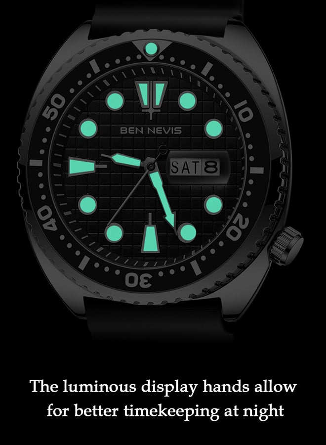 Waterproof Quartz Wrist Watch for Men - BN3030GS-AllBlack