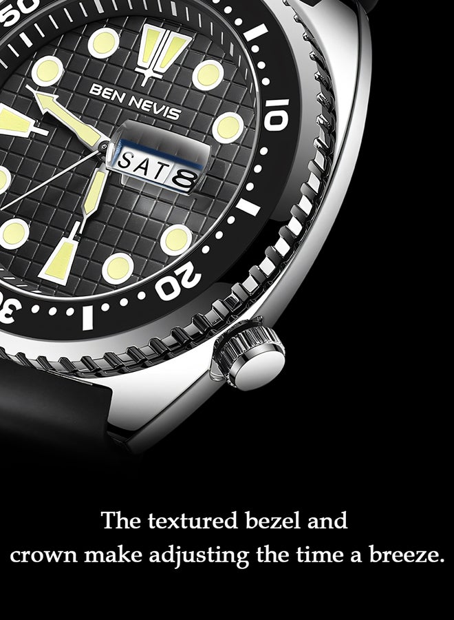 Waterproof Quartz Wrist Watch for Men - BN3030GS-AllBlack