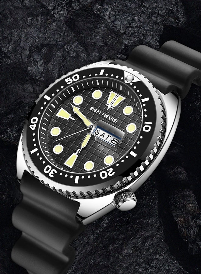 Waterproof Quartz Wrist Watch for Men - BN3030GS-AllBlack