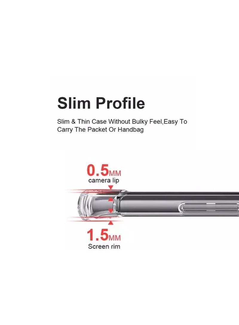 Techie Oppo A79 TPU Bumper Corner Case with Camera Lens Protection Transparent Protective Back Cover - Image 5