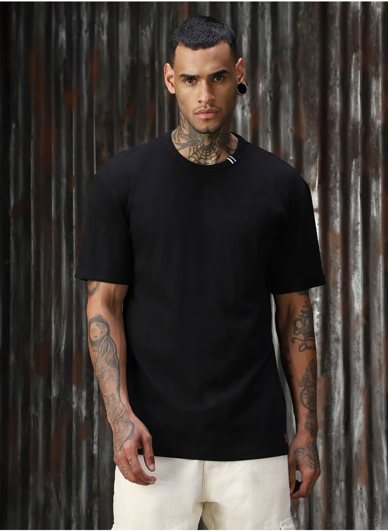 هاي ستار Men Black Tshirts