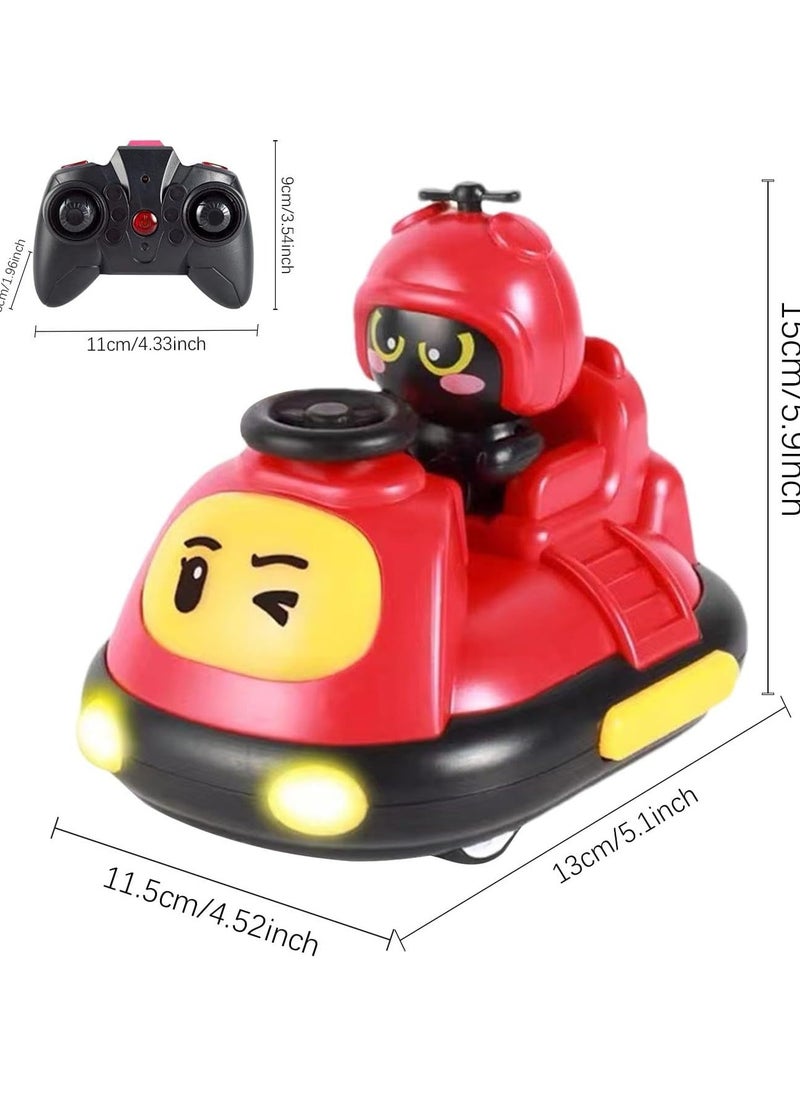 Cutie Cute Parent-Child Interaction Mini Remote Control Bumper Cars for Kids Ages 6 and Up  - Image 2