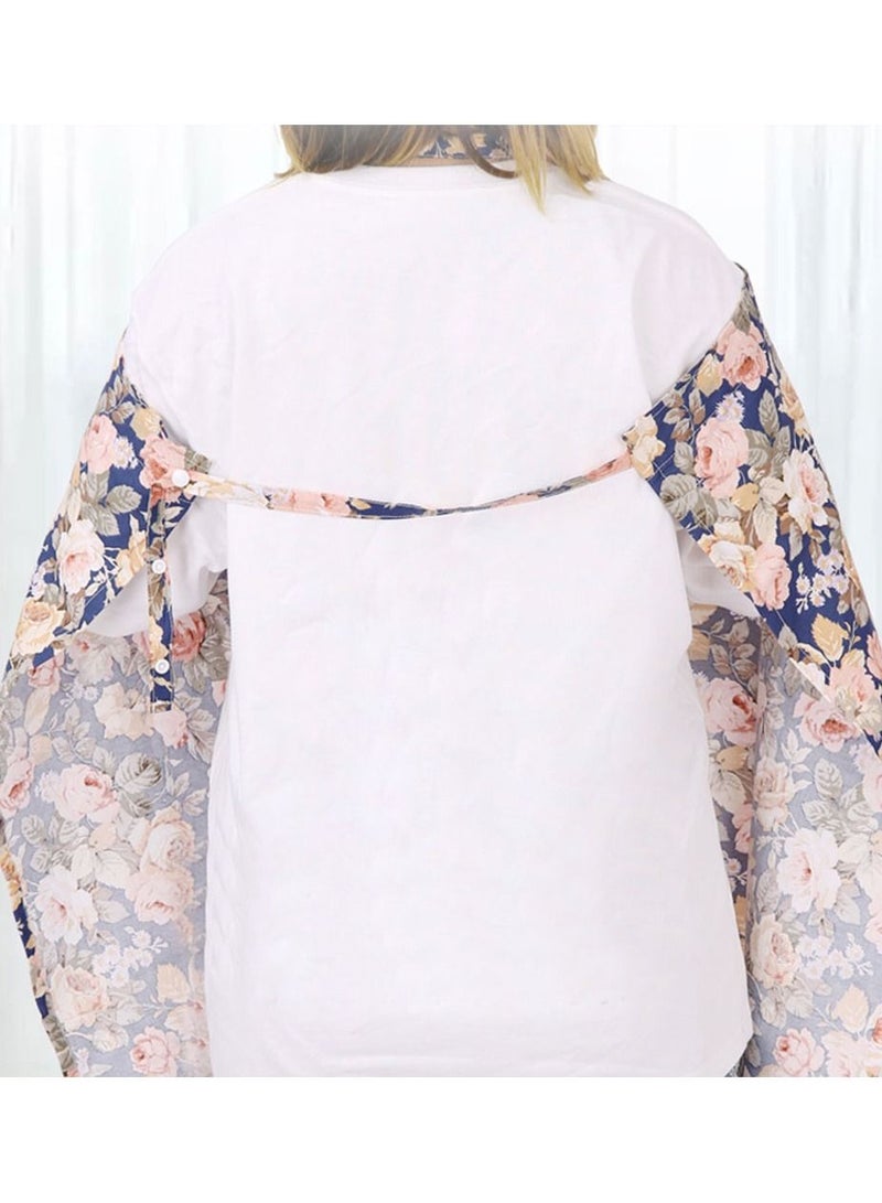 MARGOUN Nursing Cover Breastfeeding Privacy Feeding Cover Maternity Floral Cotton Apron Adjustable Full Coverage Shawl Cloth  - Image 3