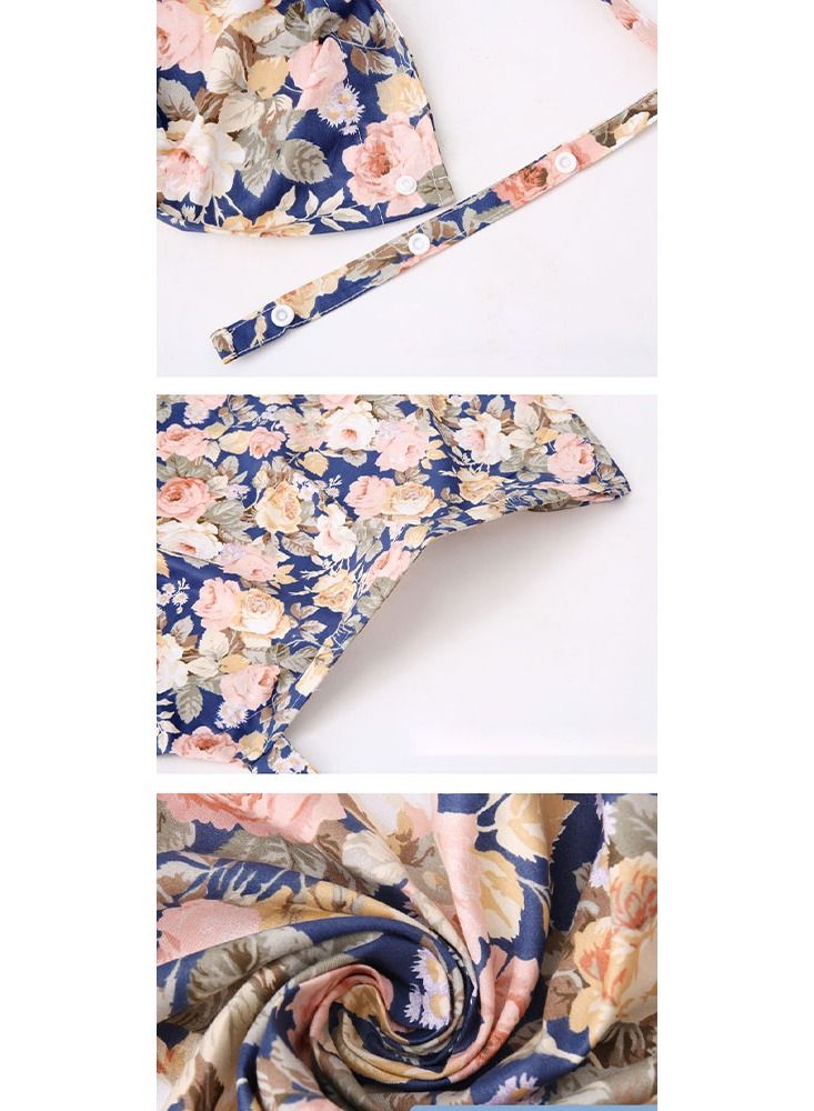 MARGOUN Nursing Cover Breastfeeding Privacy Feeding Cover Maternity Floral Cotton Apron Adjustable Full Coverage Shawl Cloth  - Image 4
