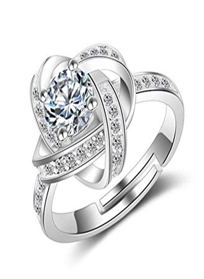 Mahi Ring for Women (White) (FR1103030R) - Image 1