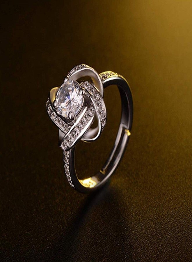 Mahi Ring for Women (White) (FR1103030R) - Image 4