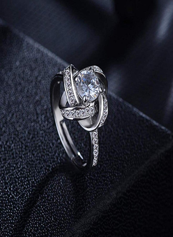 Mahi Ring for Women (White) (FR1103030R) - Image 5