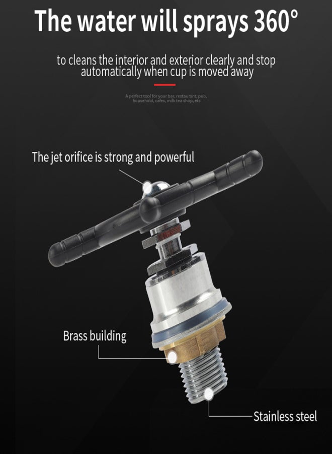 Bar Washer Bar Built-in Automatic Faucets Bar Pitcher Rinser Automatic Washing Cup Machine Tap - Image 4