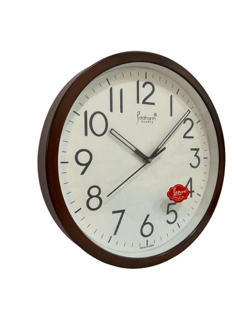 Siddharth Quartz Clock Classic Wall Clock Official Designer  Easy to Read for Bedroom Home Kitchen Room Office School - Image 2