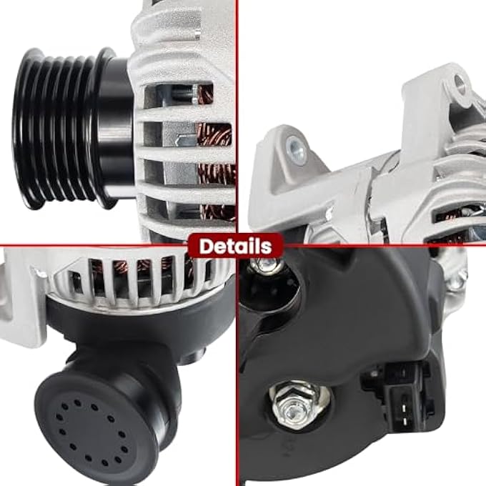 AOTPAT High Output Alternator for:-BMW 323ci,325ci,325i,325xi,328ci,328i,330ci,330i,330xi,525i,528i,530i,x5,z3, OE#12-31-1-432-980 0124515050,120Amp - Image 5
