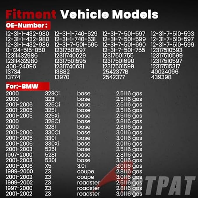 AOTPAT High Output Alternator for:-BMW 323ci,325ci,325i,325xi,328ci,328i,330ci,330i,330xi,525i,528i,530i,x5,z3, OE#12-31-1-432-980 0124515050,120Amp - Image 2