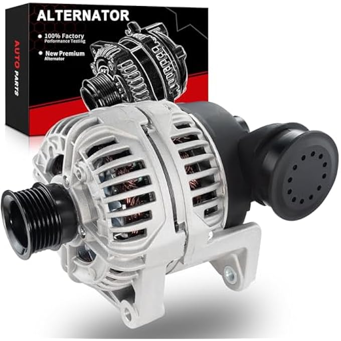 AOTPAT High Output Alternator for:-BMW 323ci,325ci,325i,325xi,328ci,328i,330ci,330i,330xi,525i,528i,530i,x5,z3, OE#12-31-1-432-980 0124515050,120Amp - Image 1