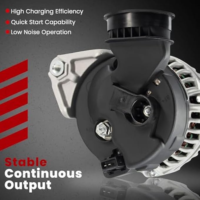 AOTPAT High Output Alternator for:-BMW 323ci,325ci,325i,325xi,328ci,328i,330ci,330i,330xi,525i,528i,530i,x5,z3, OE#12-31-1-432-980 0124515050,120Amp - Image 4